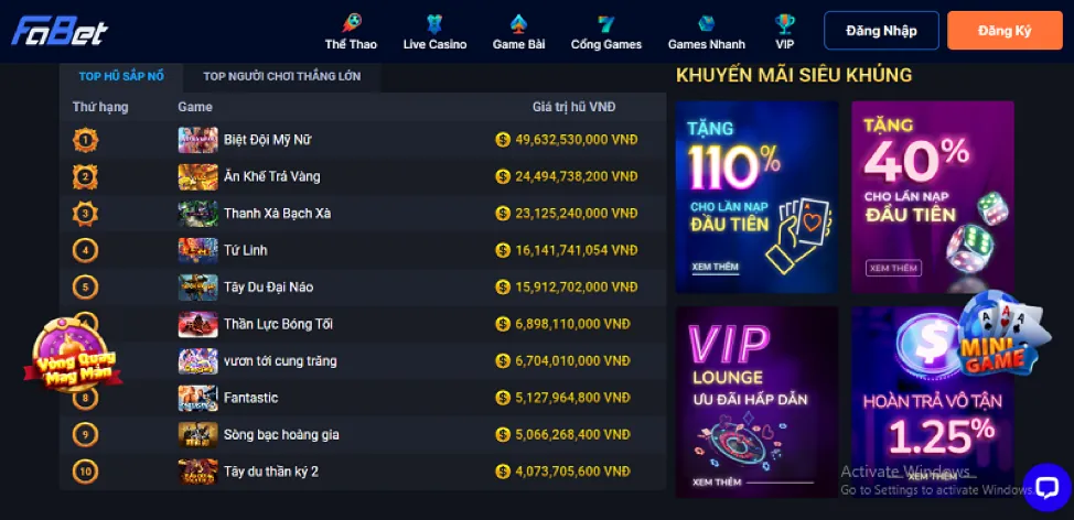 Hướng dẫn chơi Nổ Hũ tại h88
